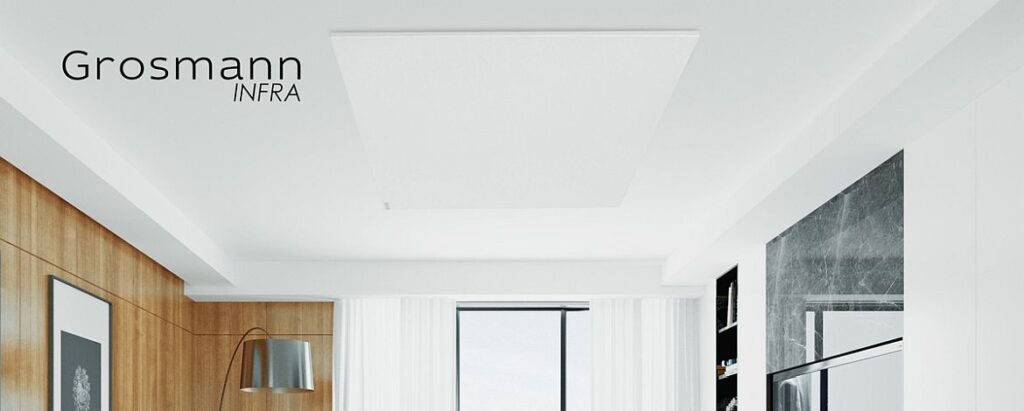 Sufitowe panele grzewcze na podczerwień